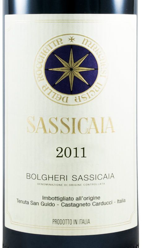 2011 Tenuta San Guido Sassicaia Bolgheri tinto 3L