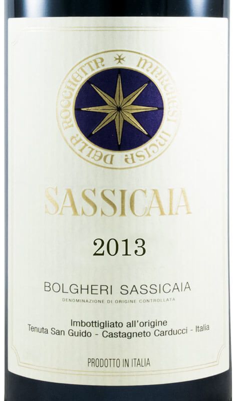 2013 Tenuta San Guido Sassicaia Bolgheri tinto 3L