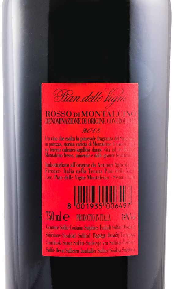 2018 Pian delle Vigne Rosso di Montalcino red