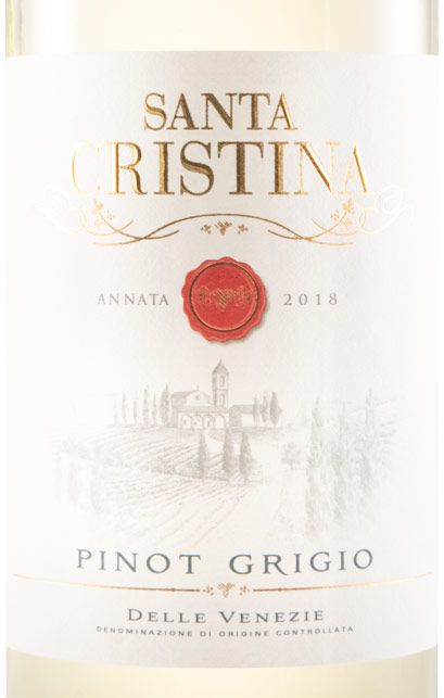2018 Santa Cristina Pinot Grigio white