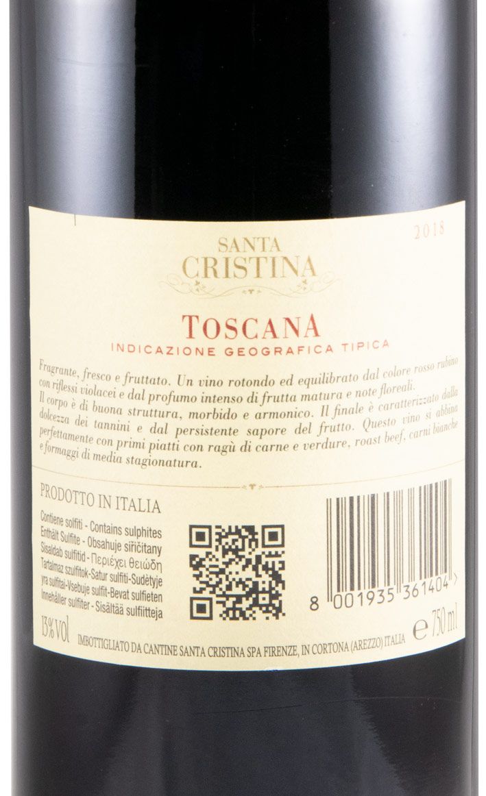 2018 Santa Cristina Rosso tinto