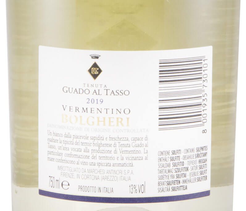 2019 Tenuta Guado al Tasso Vermentino Bolgheri branco