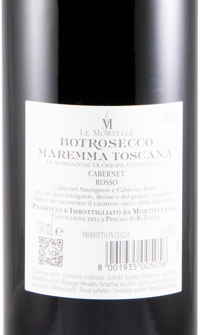 2017 Le Mortelle Botrosecco Maremma tinto