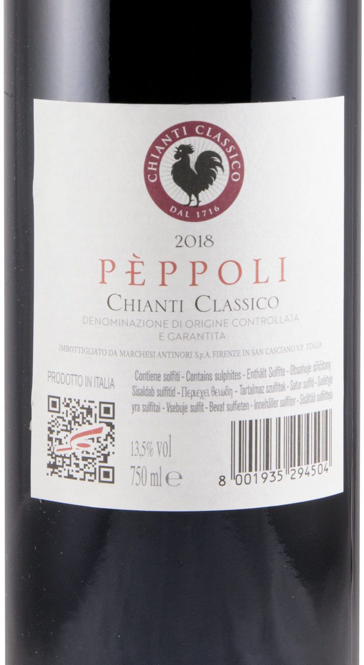 2018 Pèppoli Chianti Classico tinto