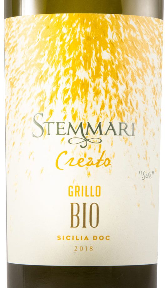 2018 Stemmari Grillo biológico branco