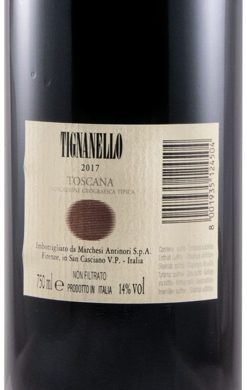 2017 Tignanello red