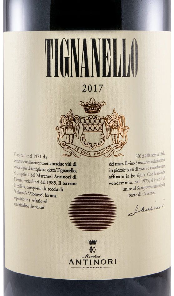2017 Tignanello red 1.5L