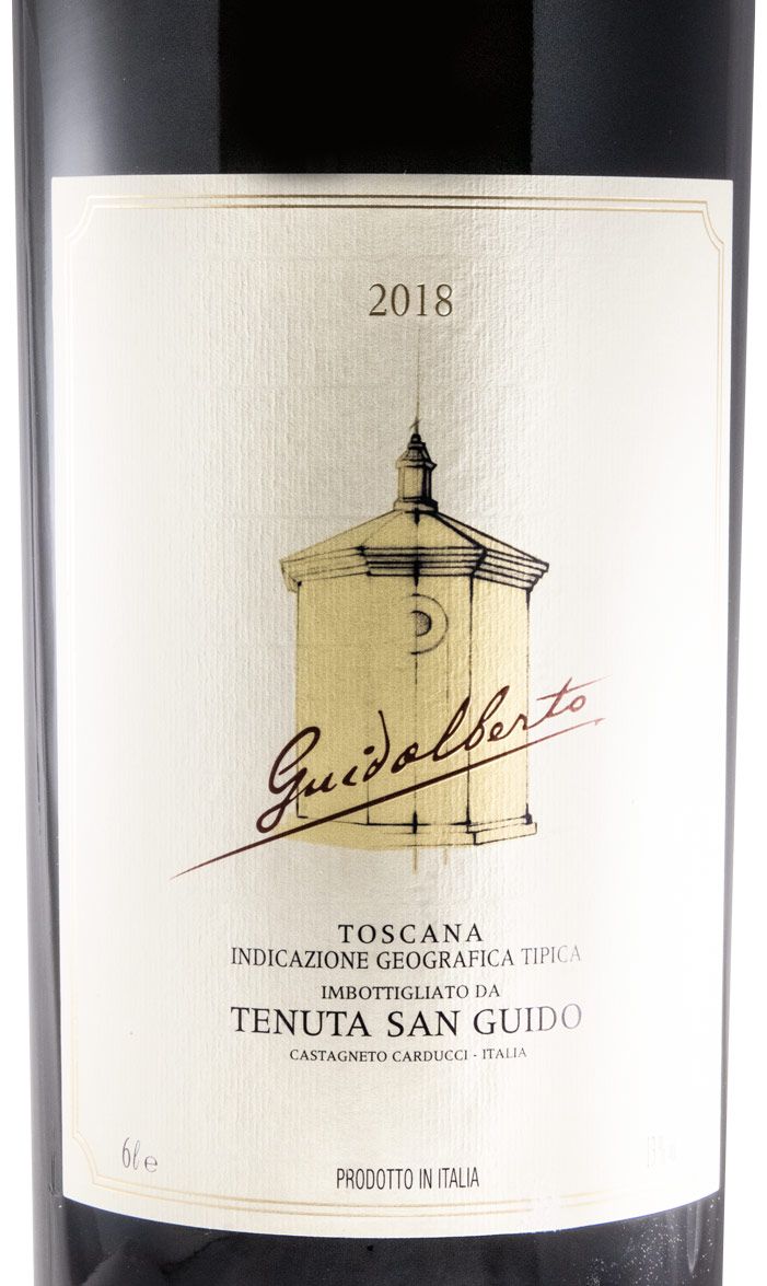 2018 Tenuta San Guido Guidalberto Toscana red 6L
