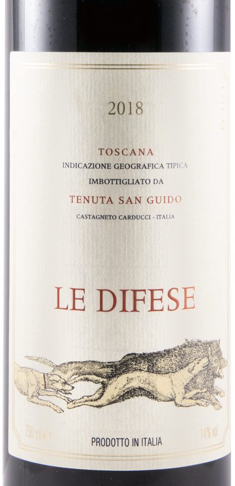 2018 Tenuta San Guido Le Difese Toscana tinto