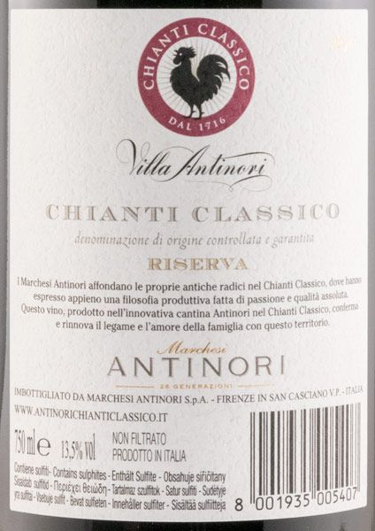 2016 Villa Antinori Chianti Classico Riserva red