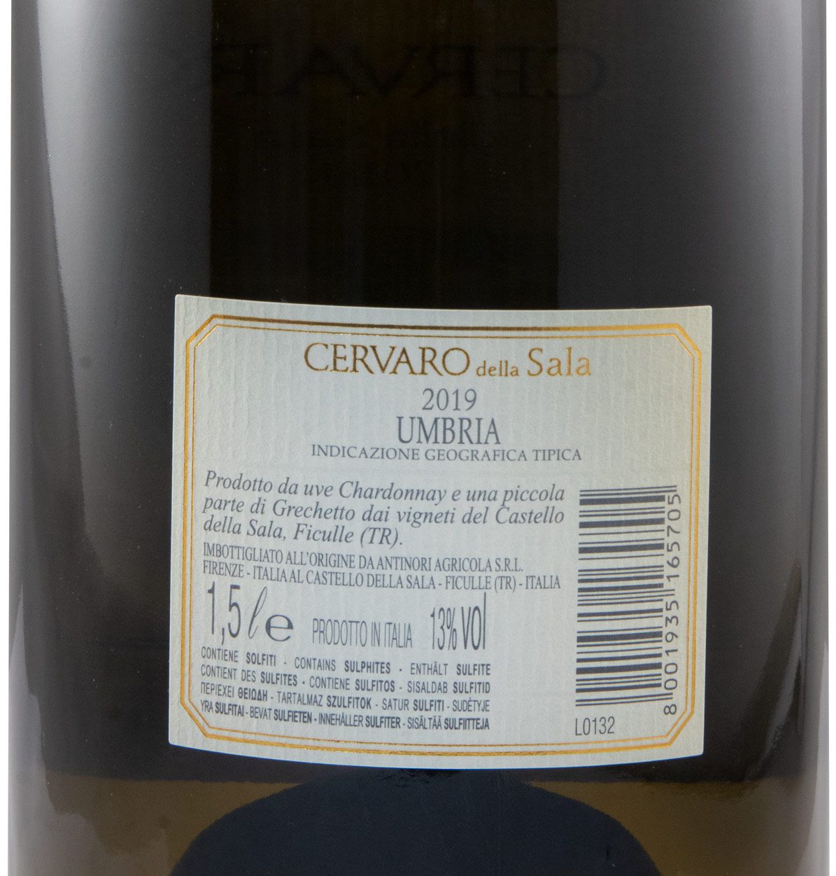 2019 Castello della Sala Cervaro della Sala branco 1,5L
