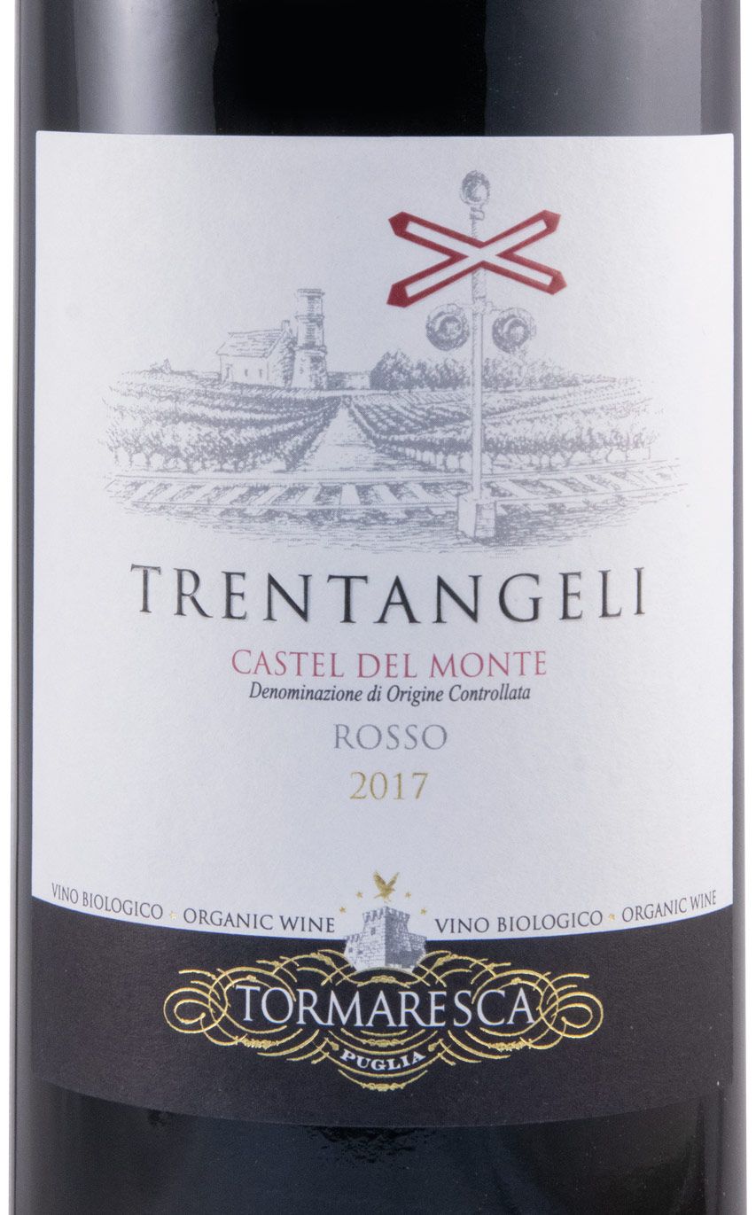 2017 Tormaresca Trentangeli Castel del Monte biológico tinto