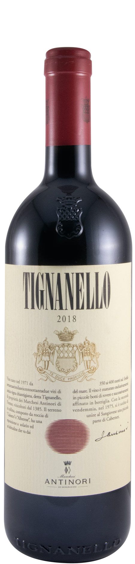 2018 Tignanello red