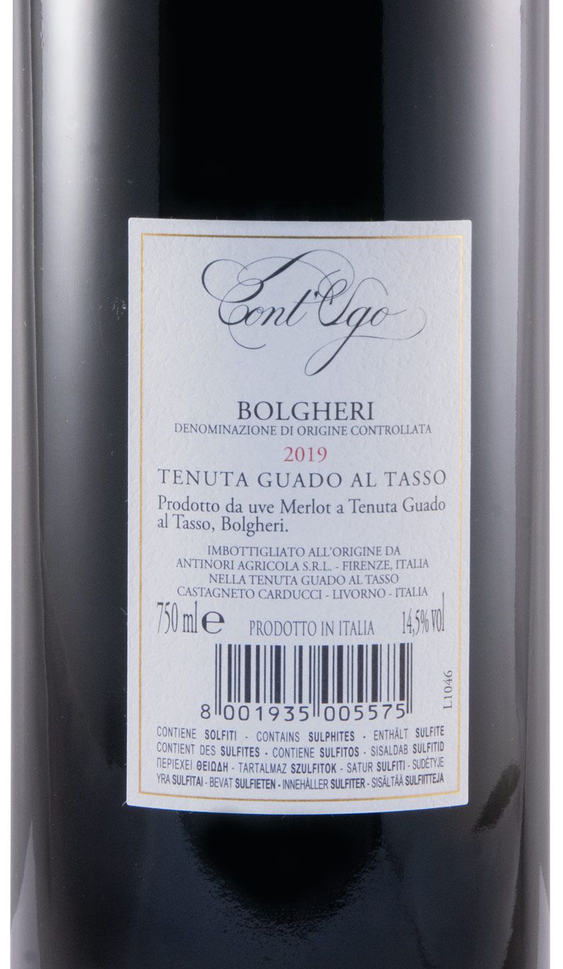 2019 Tenuta Guado al Tasso Cont'Ugo Bolgheri tinto