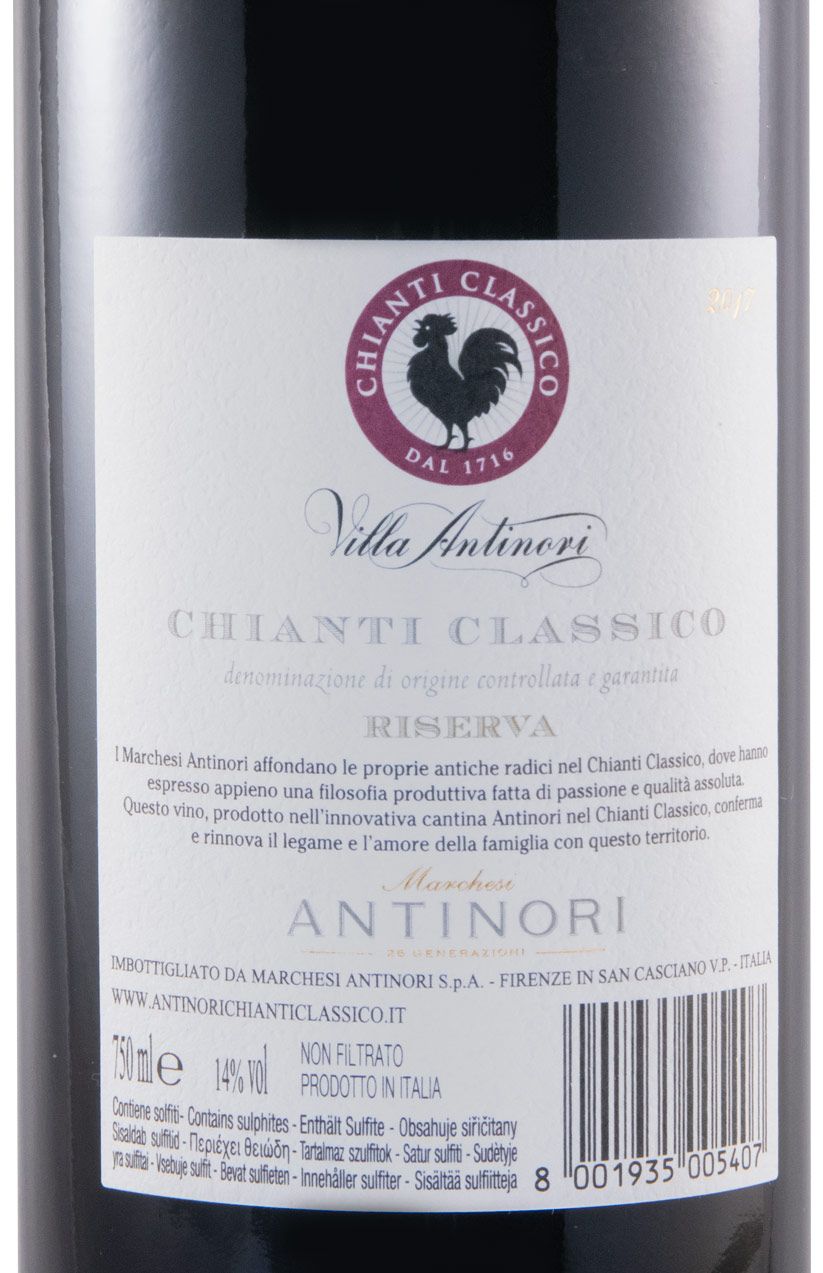 2017 Villa Antinori Chianti Classico Riserva tinto