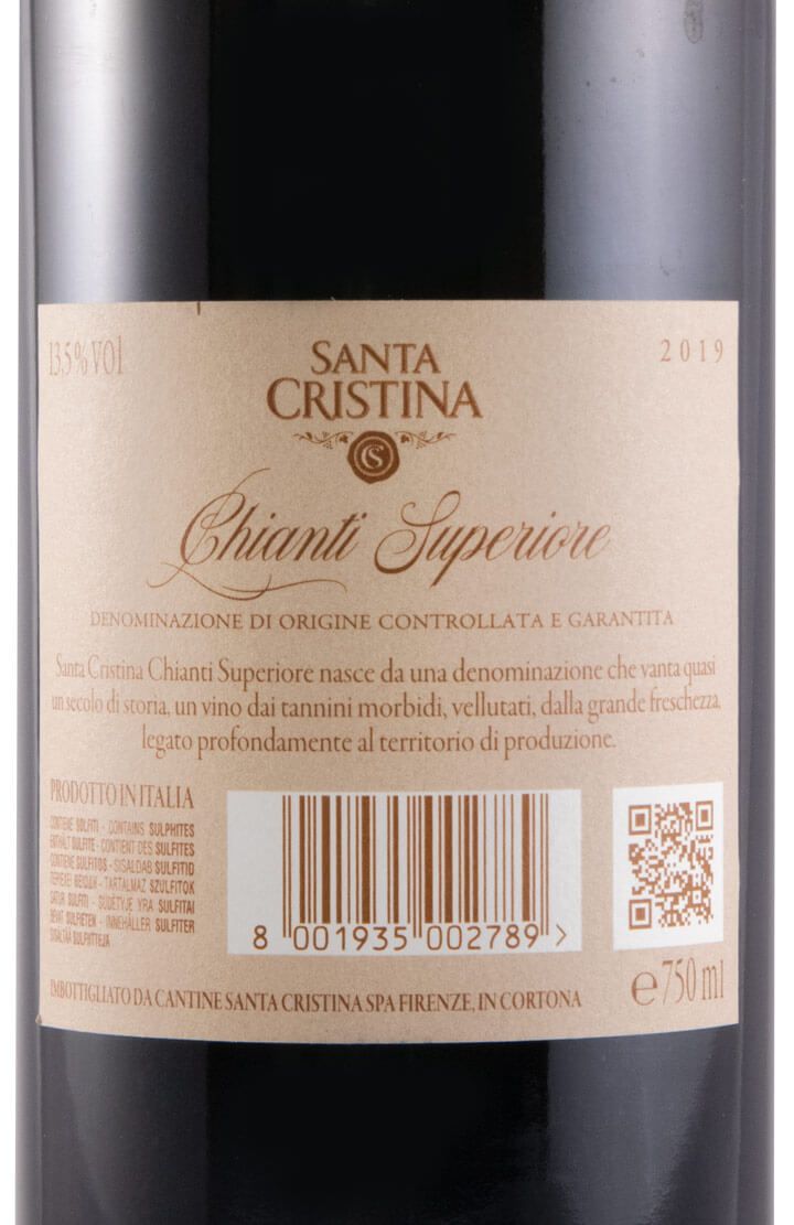 2019 Santa Cristina Chianti Superiore red