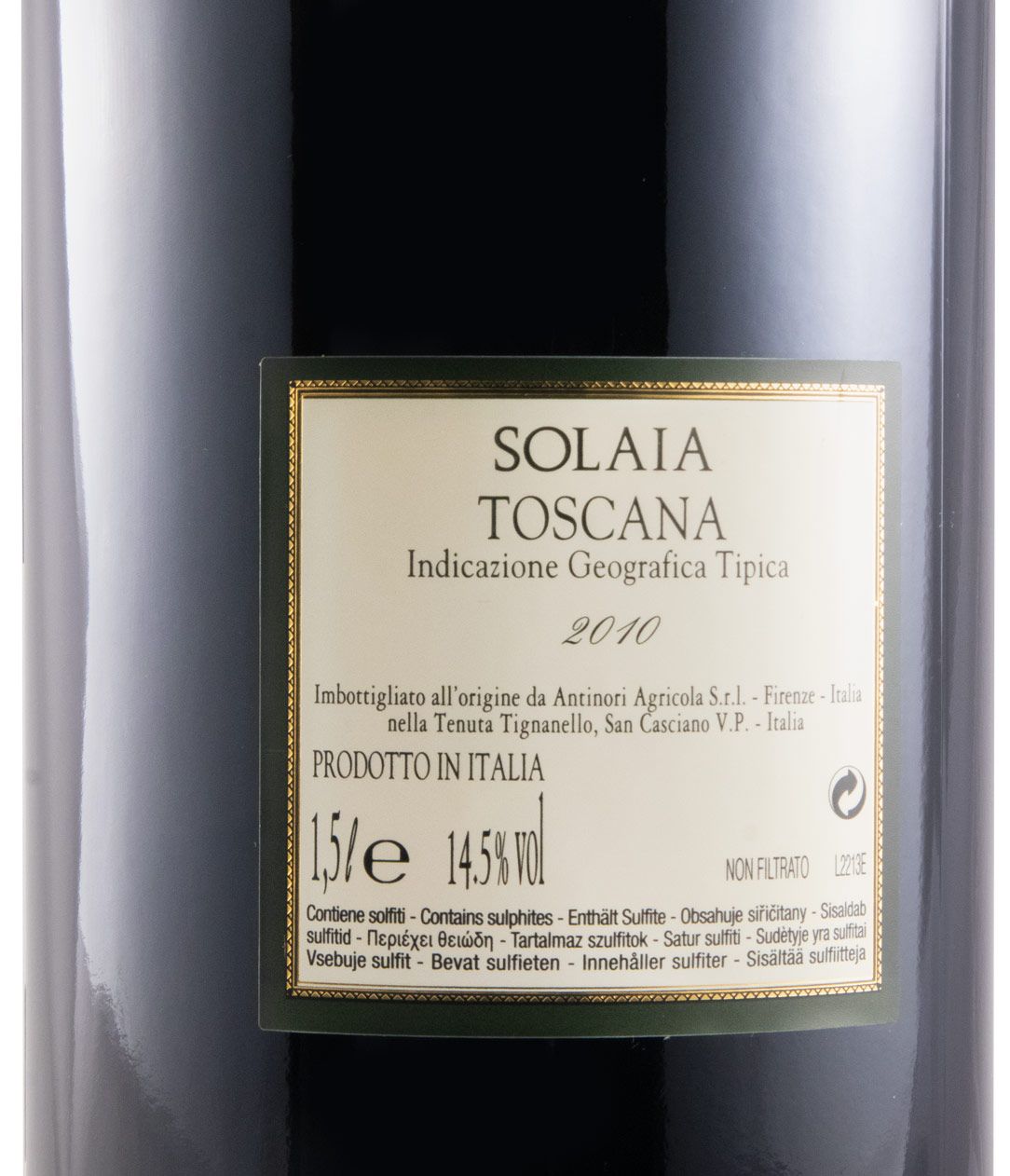 2010 Solaia red 1.5L
