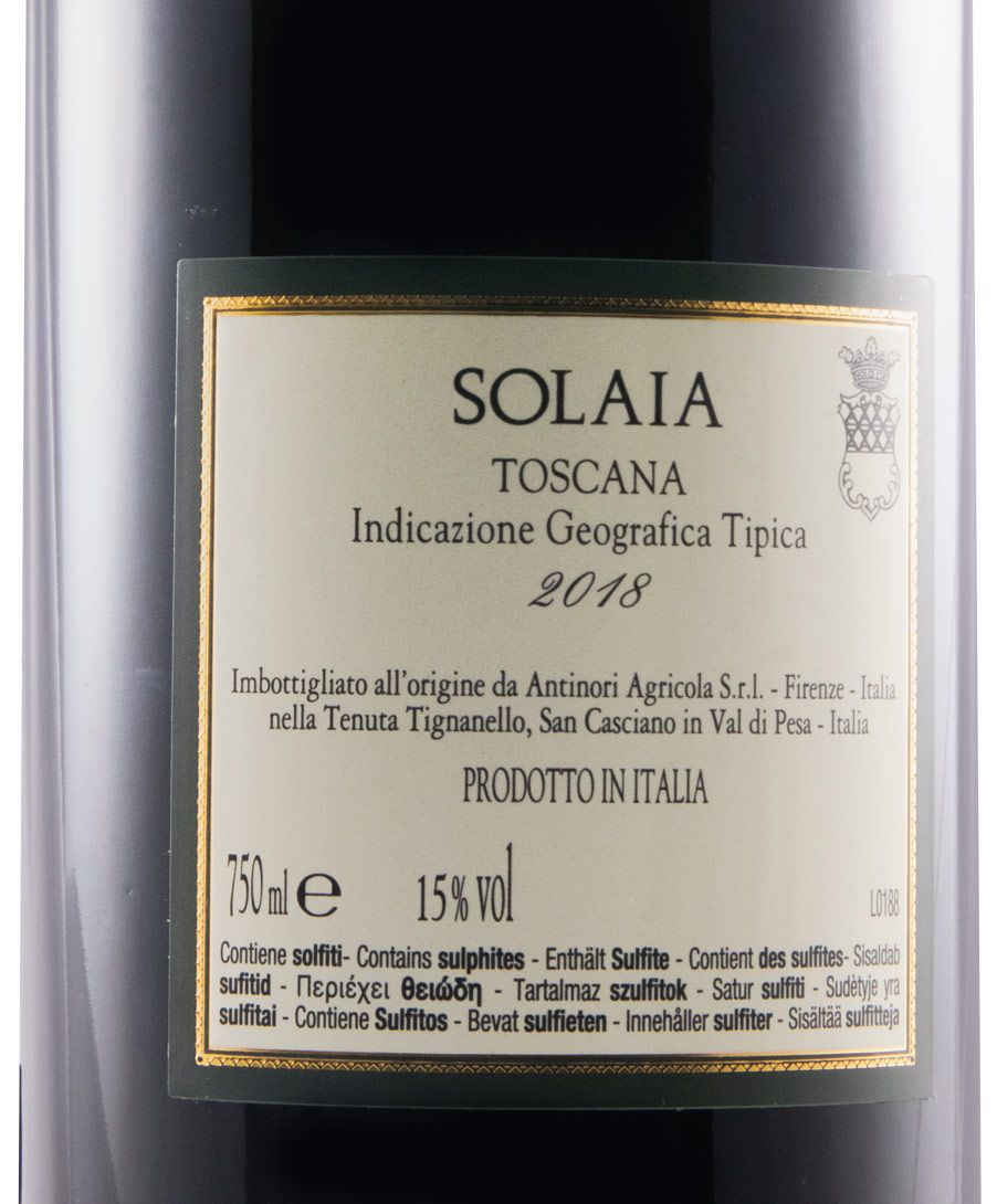 2018 Solaia tinto