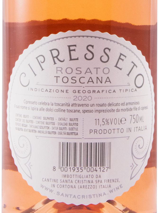2020 Santa Cristina Cipresseto rosé (damaged label)