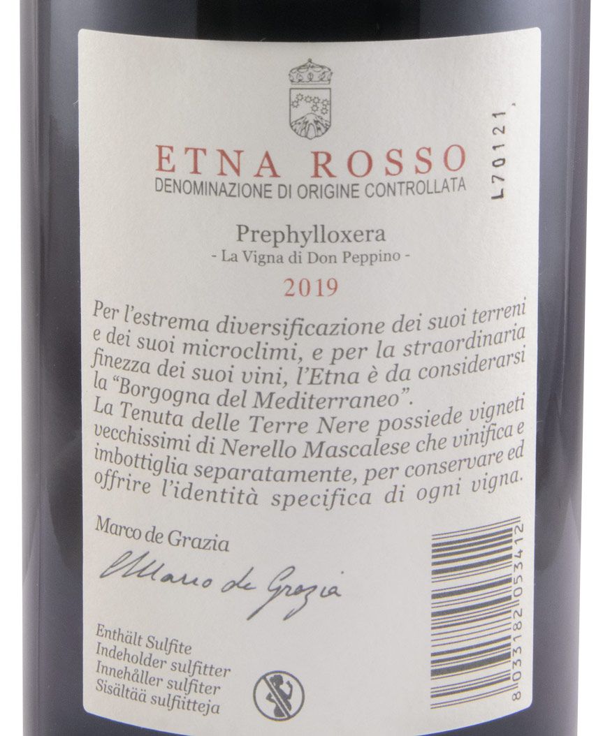 2019 Tenuta delle Terre Nere Etna Don Peppino Prephylloxera Sicilia tinto