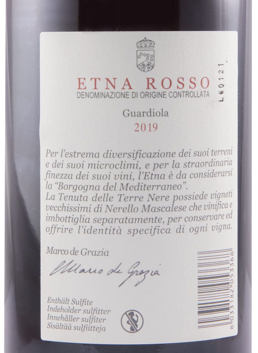 2019 Tenuta delle Terre Nere Etna Guardiola Sicilia tinto