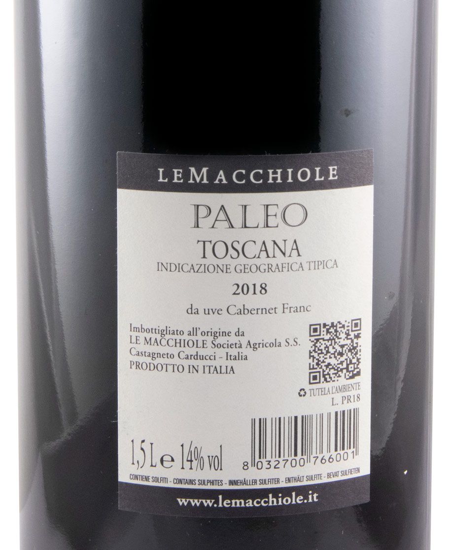 2018 Le Macchiole Paleo red 1.5L