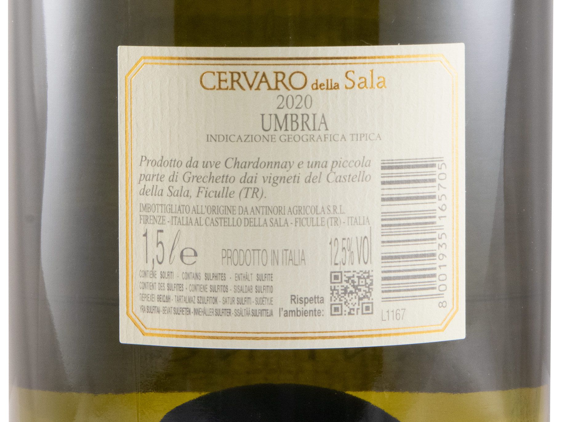 2020 Castello della Sala Cervaro della Sala white 1.5L