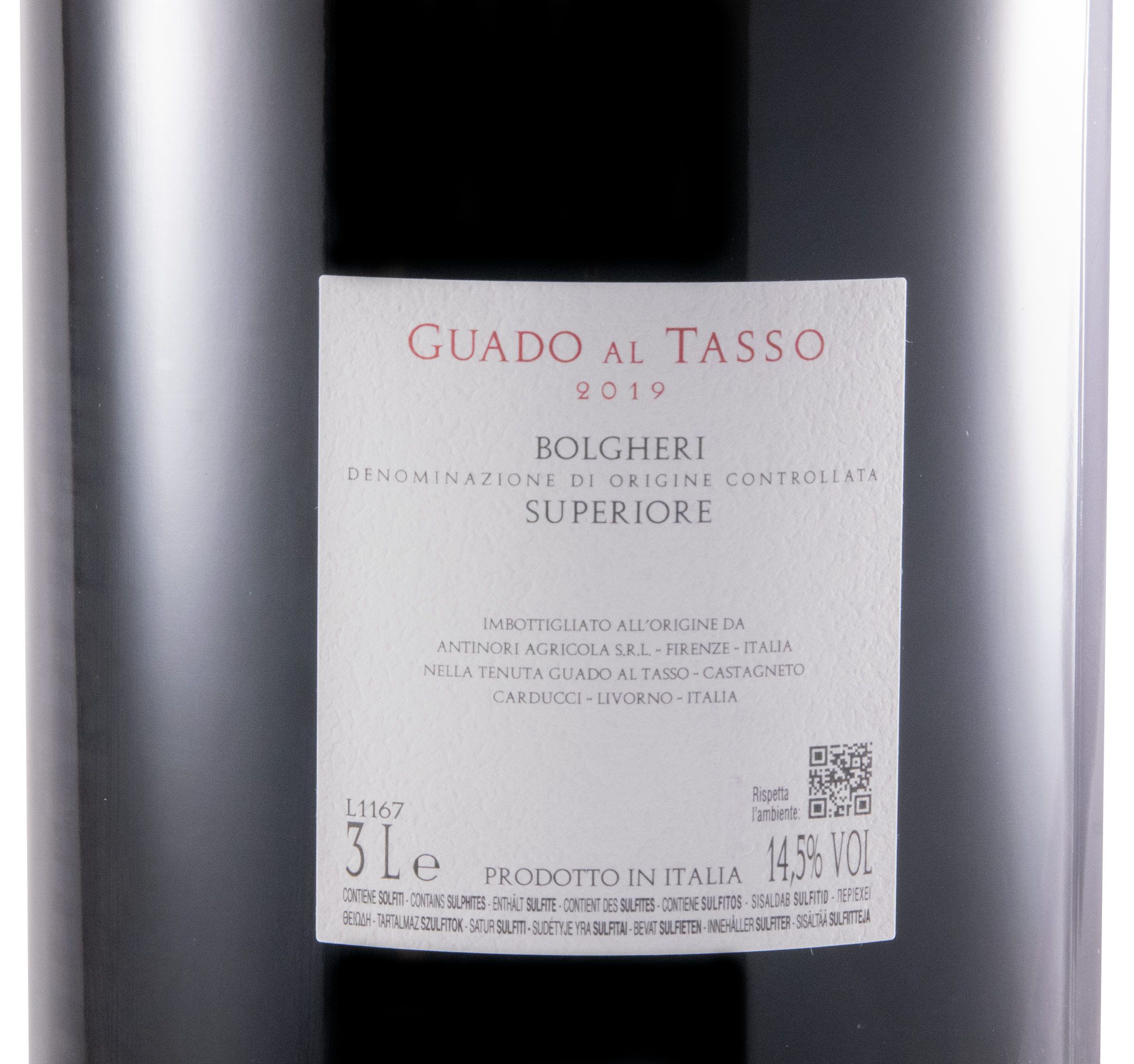 2019 Tenuta Guado al Tasso Bolgheri Superiore tinto 3L