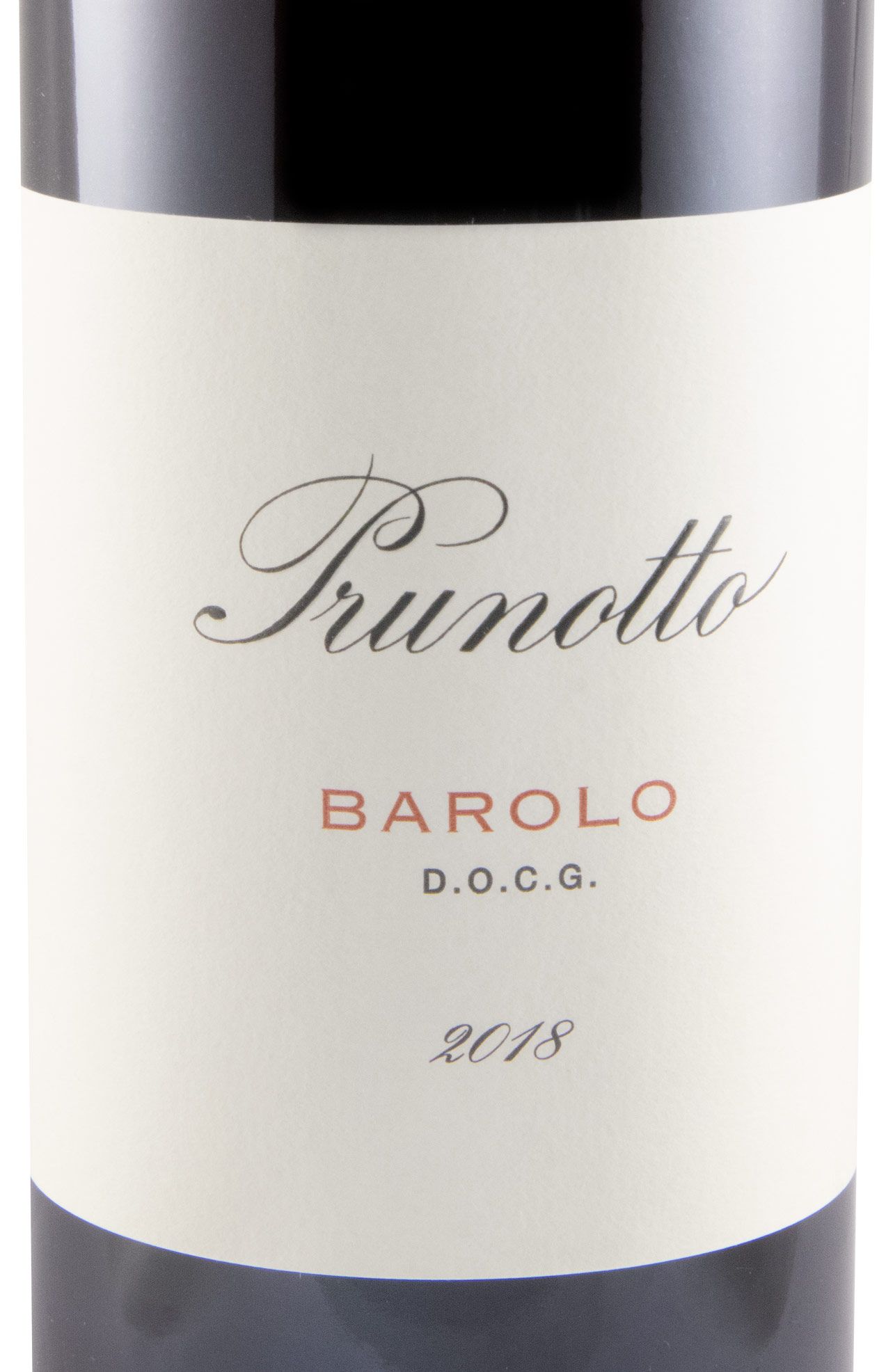 2018 Prunotto Barolo red