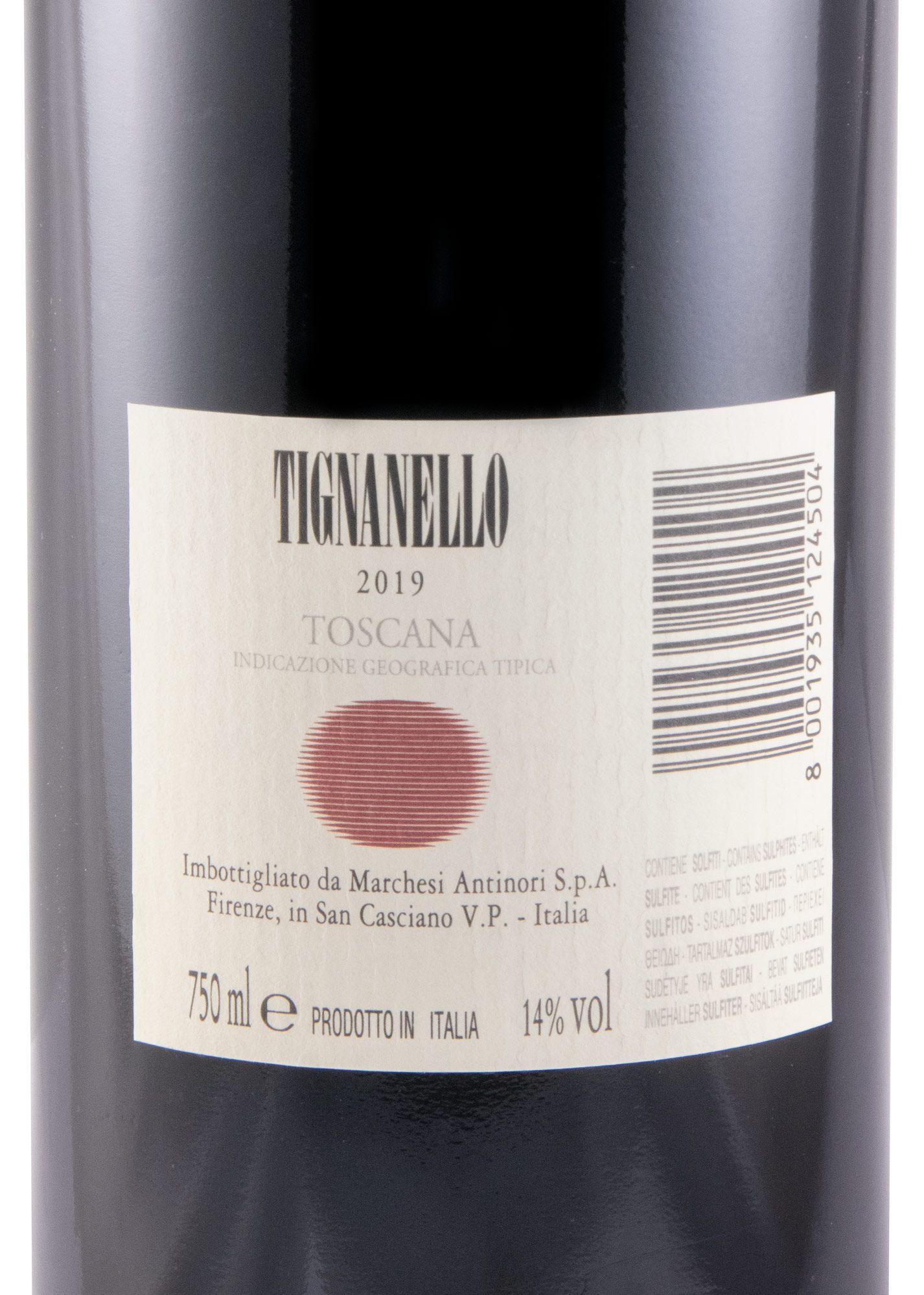 2019 Tignanello red
