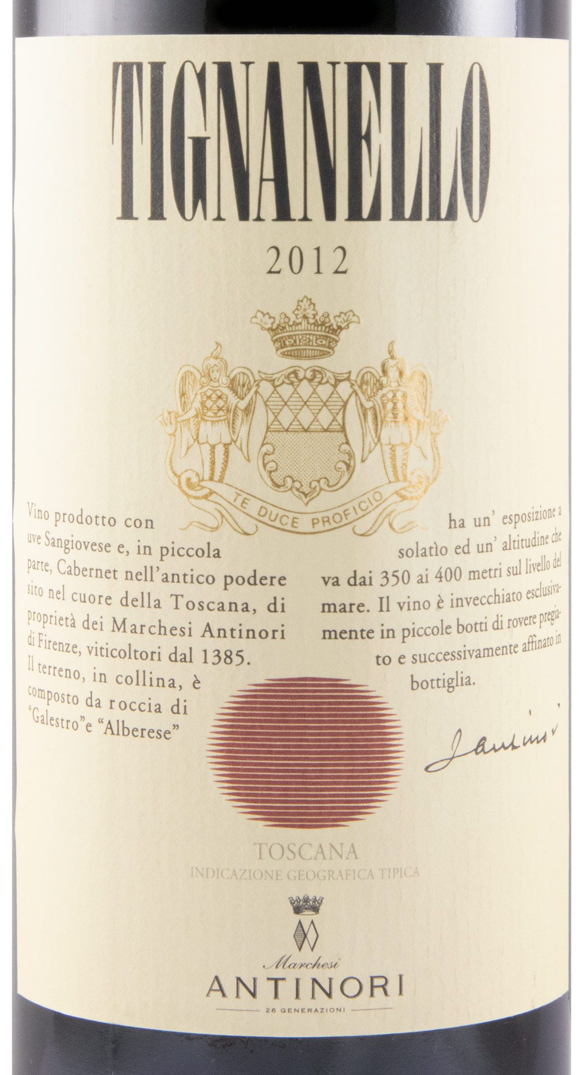 2012 Tignanello red