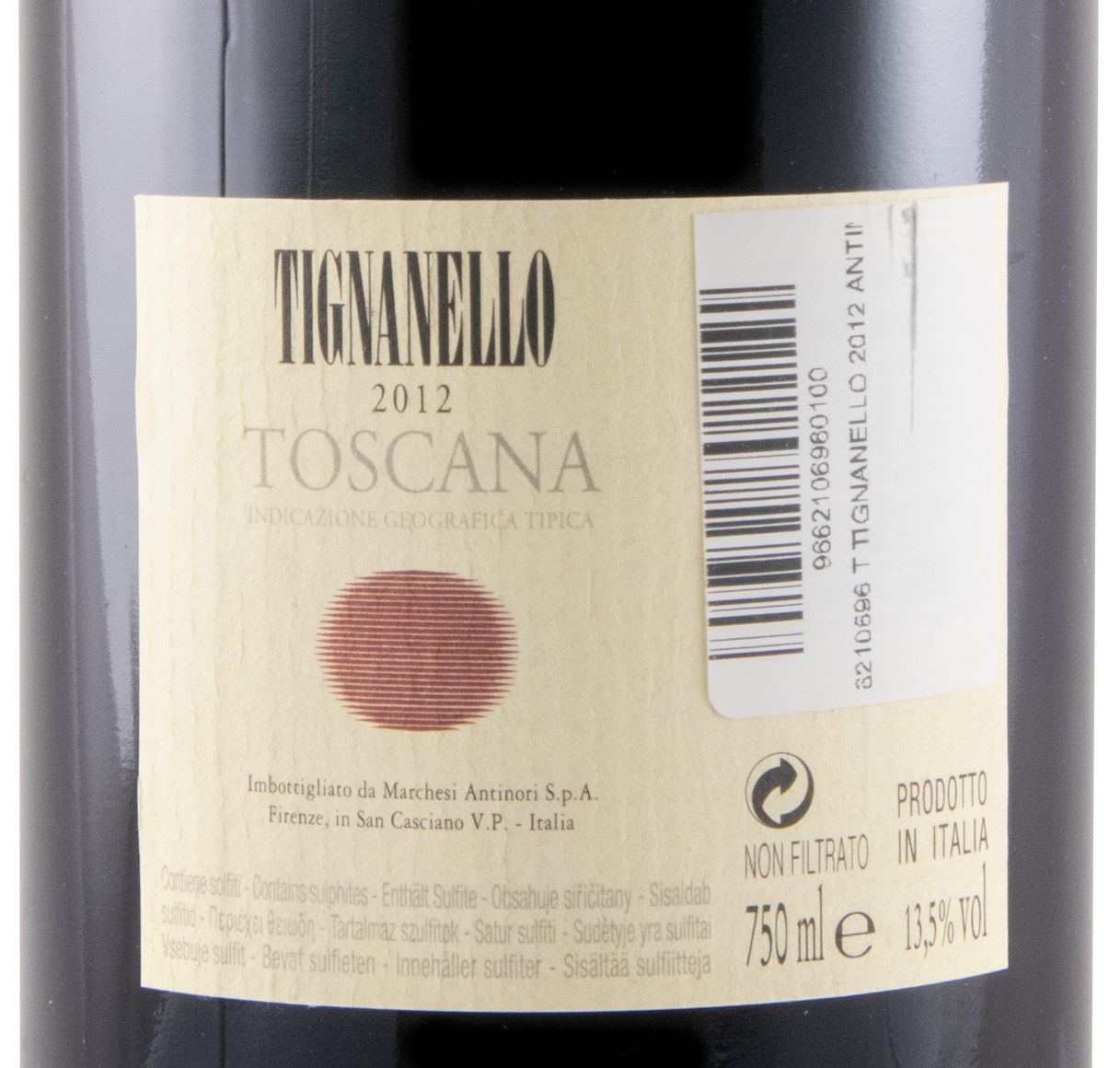 2012 Tignanello red