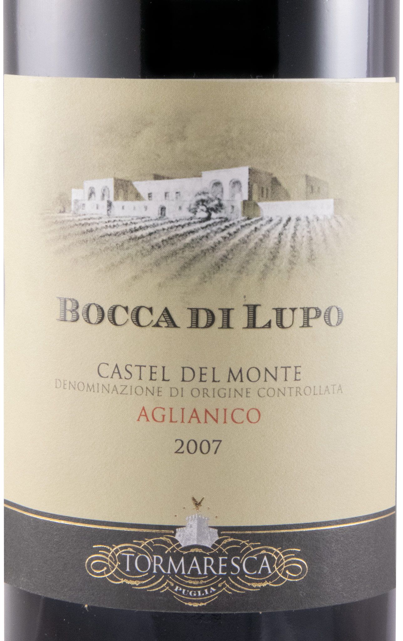 2007 Tormaresca Bocca di Lupo Aglianico Castel del Monte red