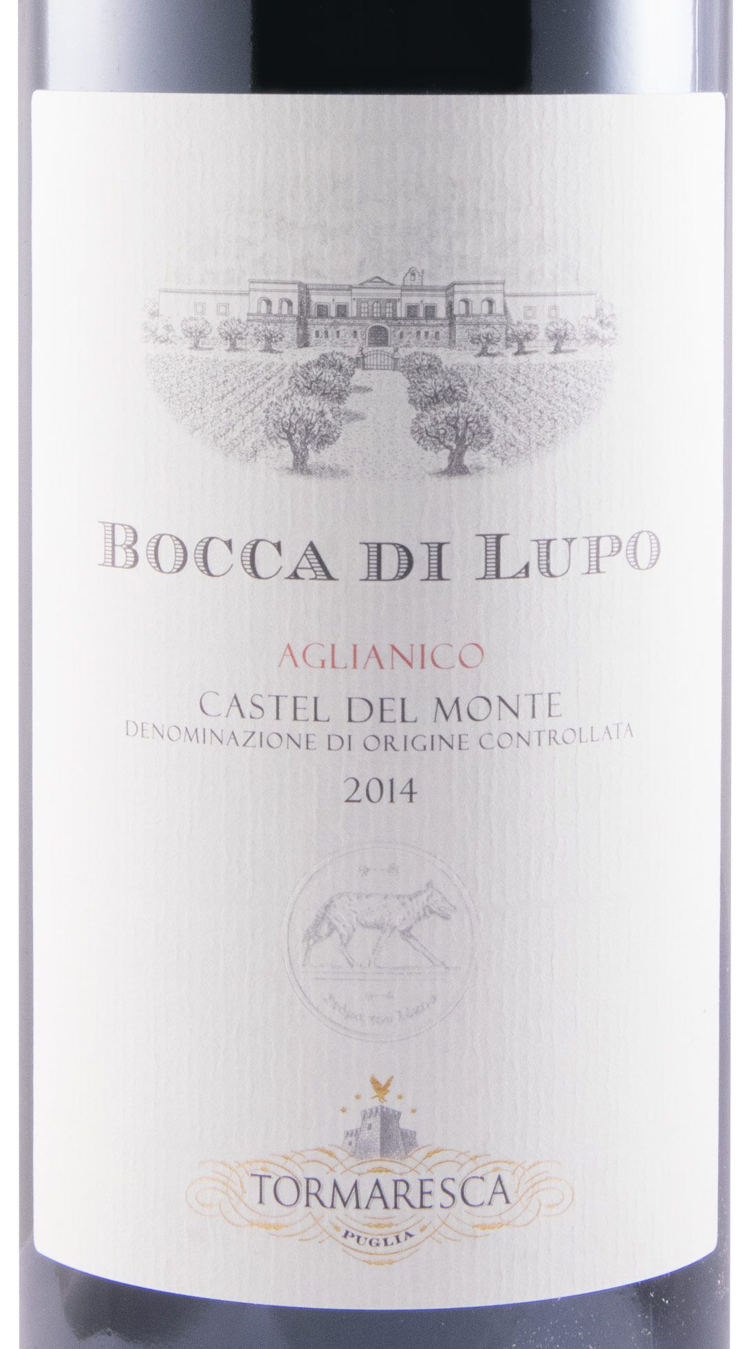 2014 Tormaresca Bocca di Lupo Aglianico Castel del Monte organic red