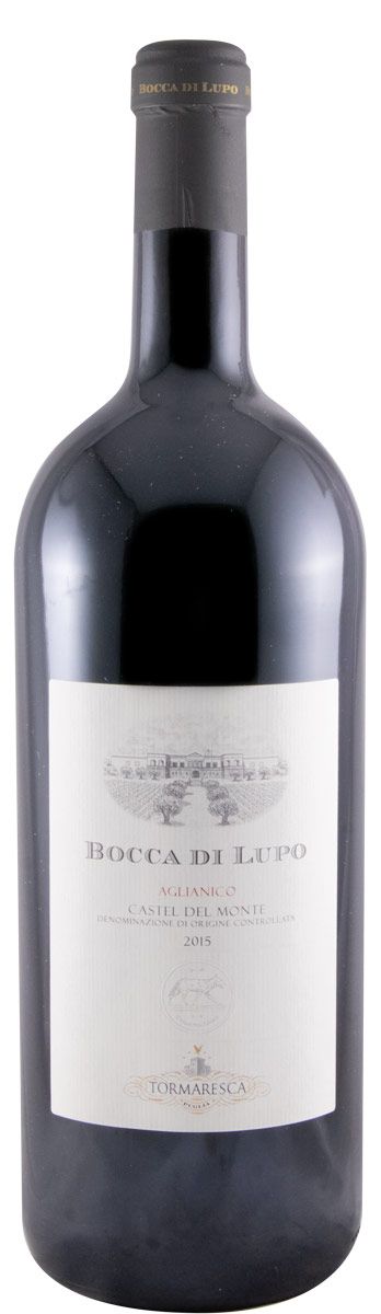 2015 Tormaresca Bocca di Lupo Aglianico Castel del Monte biológico tinto 1,5L
