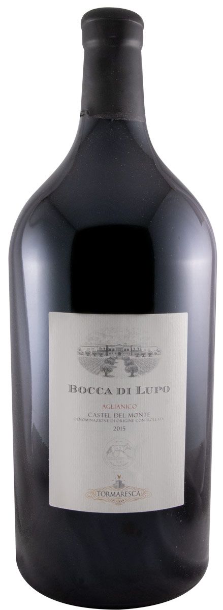 2015 Tormaresca Bocca di Lupo Aglianico Castel del Monte biológico tinto 3L