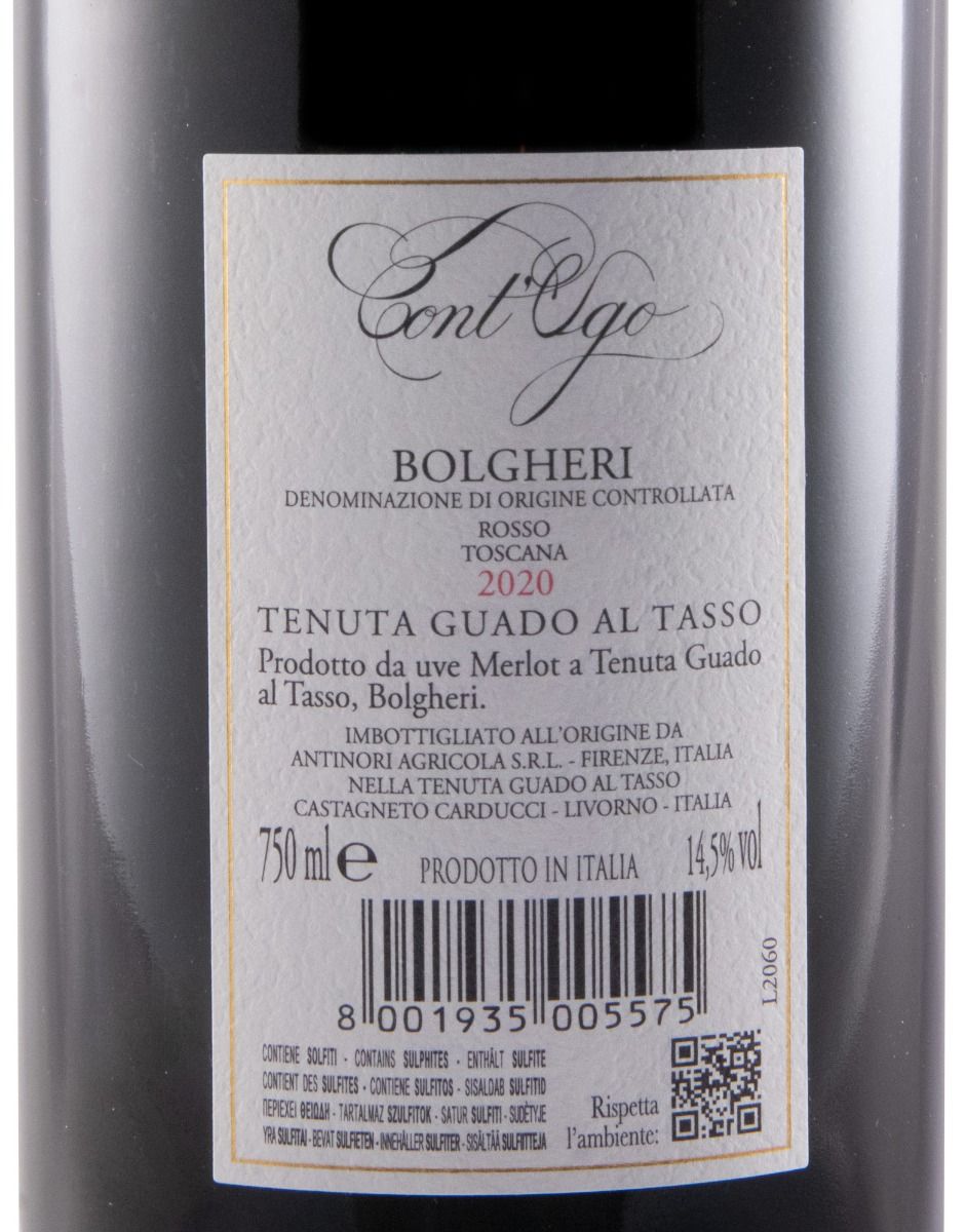2020 Tenuta Guado al Tasso Cont'Ugo Bolgheri tinto