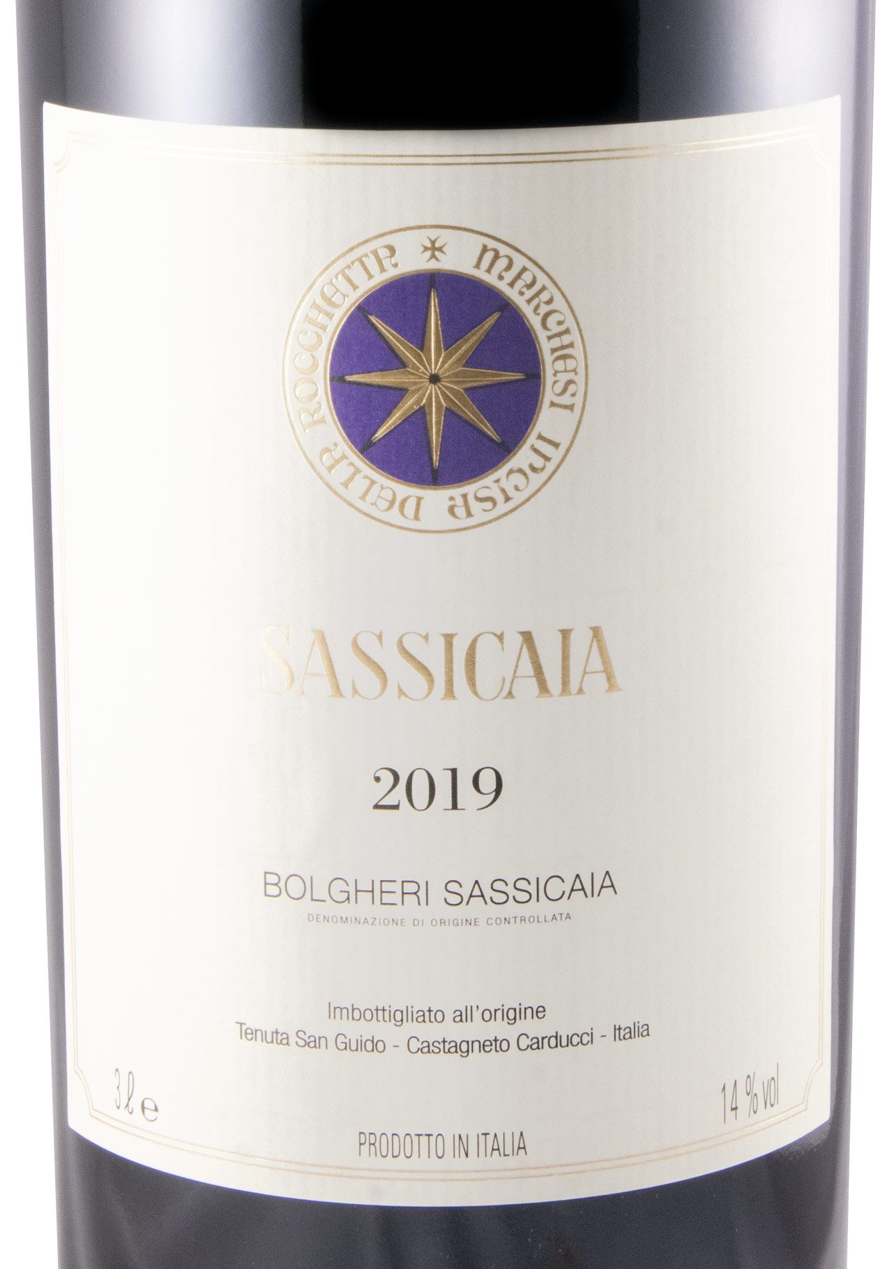 2019 Tenuta San Guido Sassicaia Bolgheri tinto 1,5L