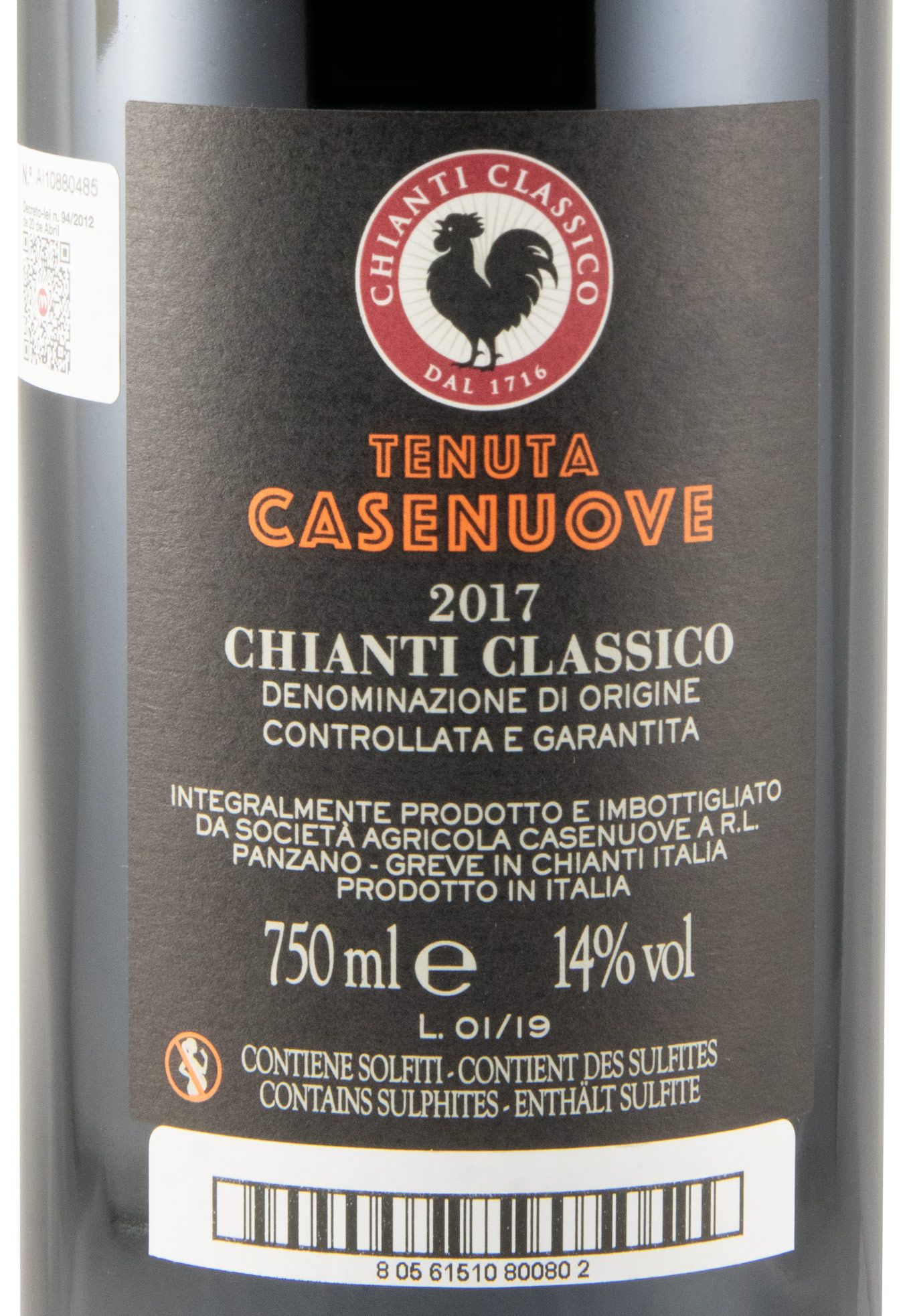 2017 Tenuta Casenuove Chianti Classico tinto
