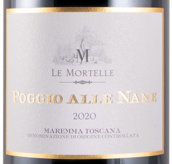 2020 Le Mortelle Poggio alle Nane Maremma Toscana tinto