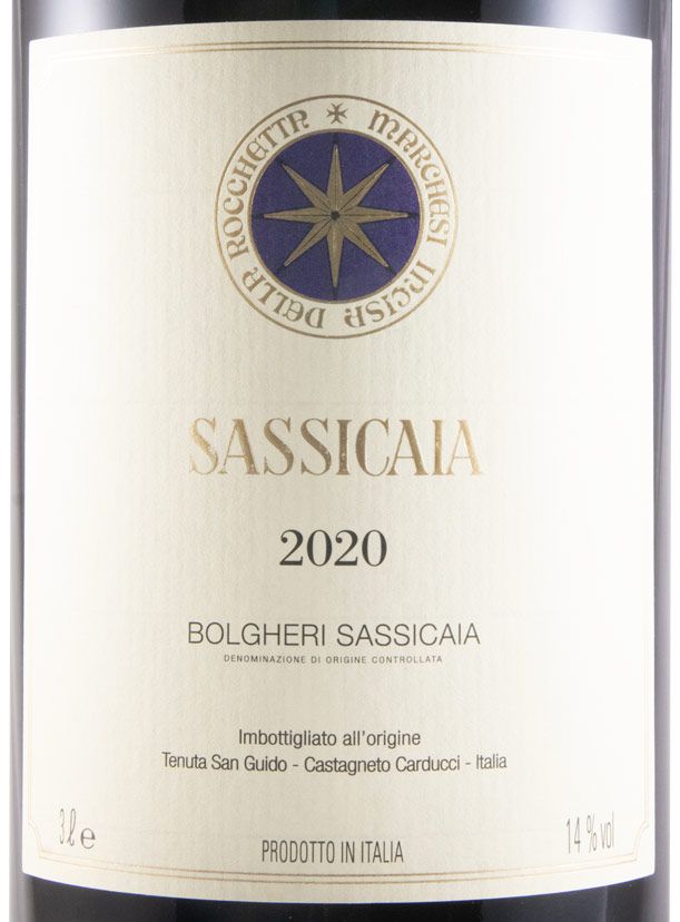 2020 Tenuta San Guido Sassicaia Bolgheri tinto 3L
