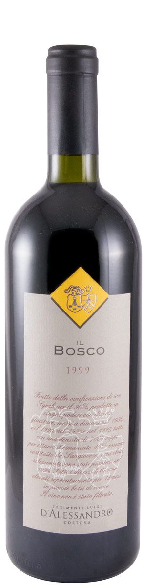 1999 Tenimenti d'Alessandro Il Bosco Syrah red