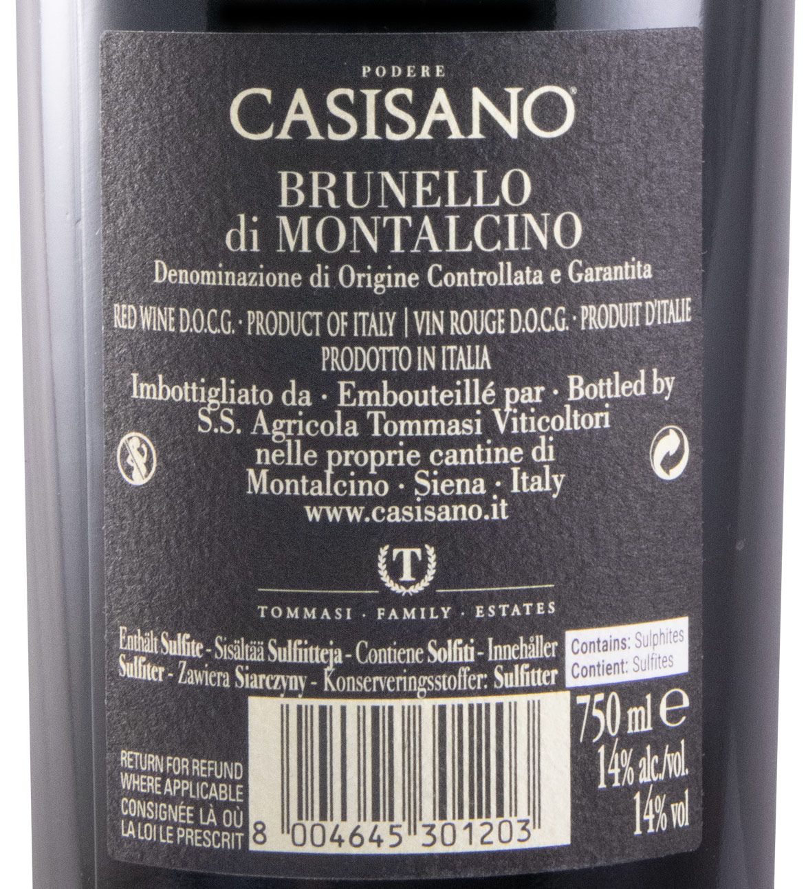 2017 Casisano Brunello di Montalcino tinto