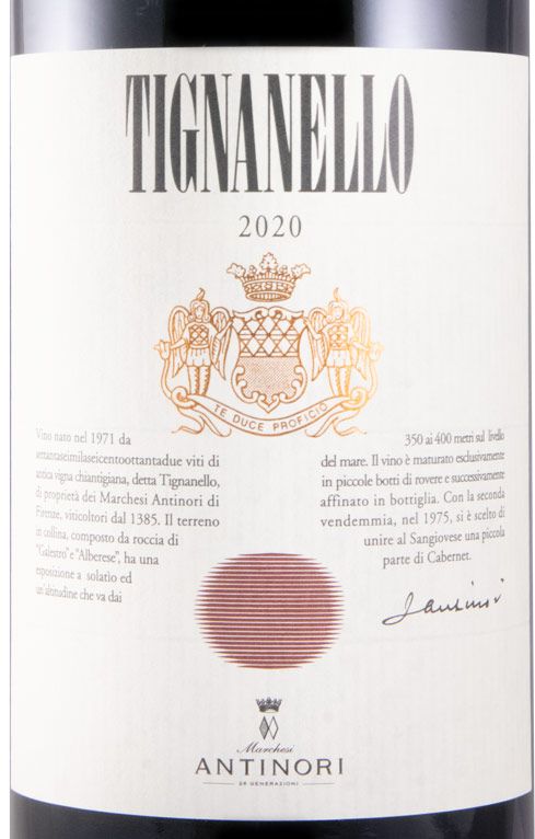2020 Tignanello red 1.5L