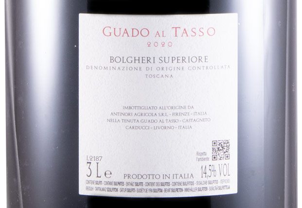 2020 Tenuta Guado al Tasso Bolgheri Superiore tinto 3L