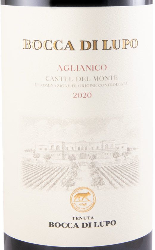 2020 Tormaresca Bocca di Lupo Aglianico Castel del Monte biológico tinto
