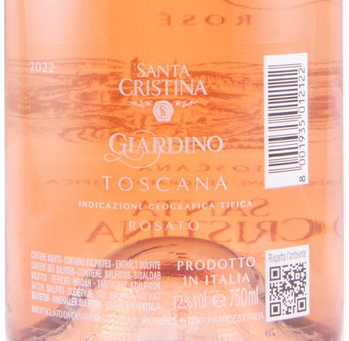 2022 Santa Cristina Giardino rosé