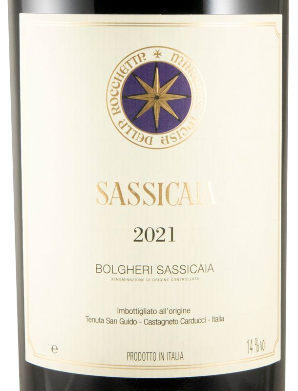 2021 Tenuta San Guido Sassicaia Bolgheri tinto 1,5L