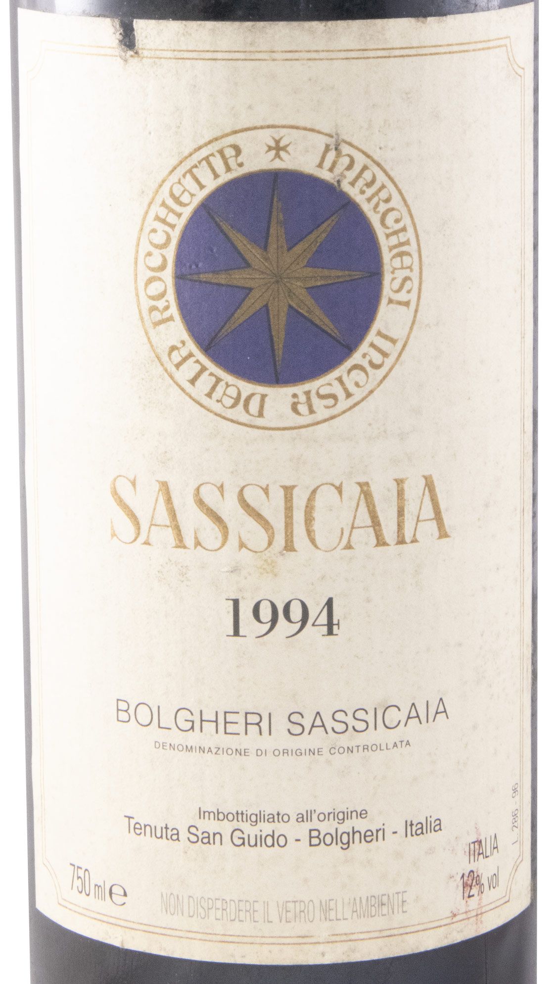 1994 Tenuta San Guido Sassicaia Bolgheri tinto