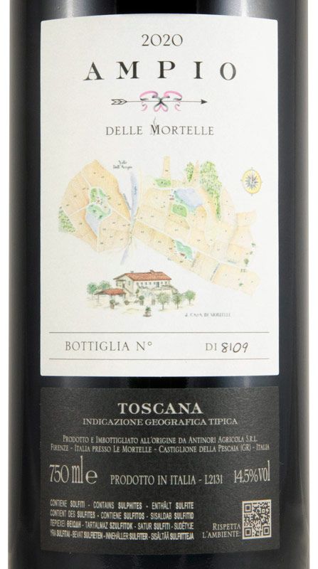 2020 Ampio delle Mortelle tinto